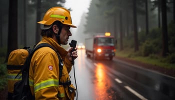 Aislados por el clima: cómo mantener la coordinación cuando se cae todo… menos la radio