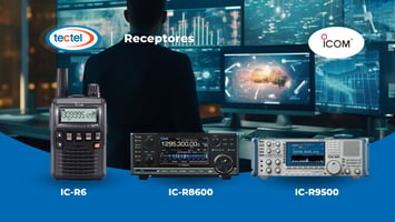 Explora los receptores Icom de alto rendimiento exclusivo en Tectel