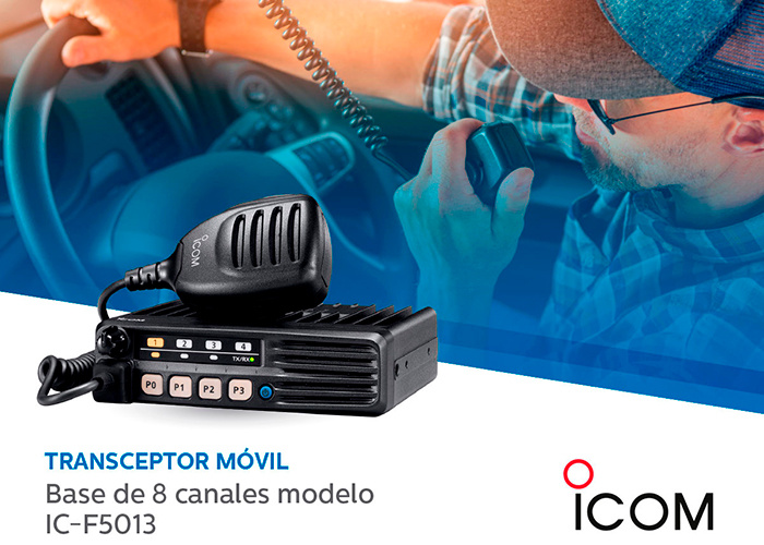 Conoce el nuevo transceptor móvil modelo IC-F5013 de ICOM